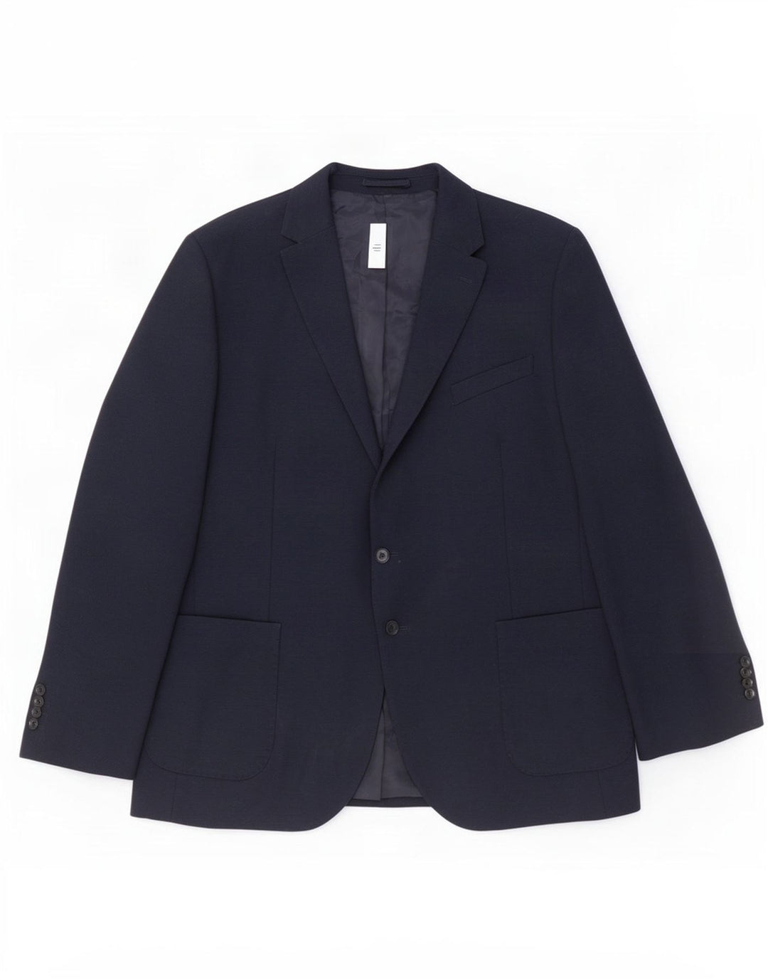 Marks & Spencer Herren-Blazer mit 2 Knöpfen, UK 48 4XL, Marineblau, Polyamid