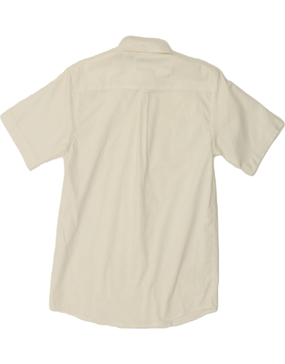 CHAPS Boys Stretch Short Sleeve Shirt 14-15 Years Large  White Cotton Vintage Chaps and Second-Hand Chaps from Messina Hembry 