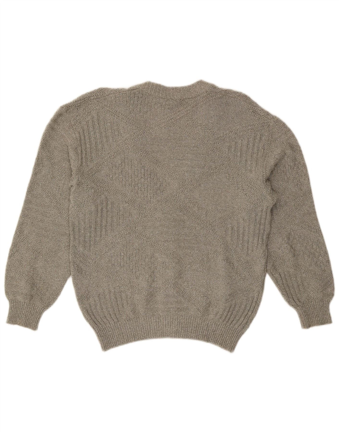 vintage Mens Cardigan Sweater IT 50 Grand Gris