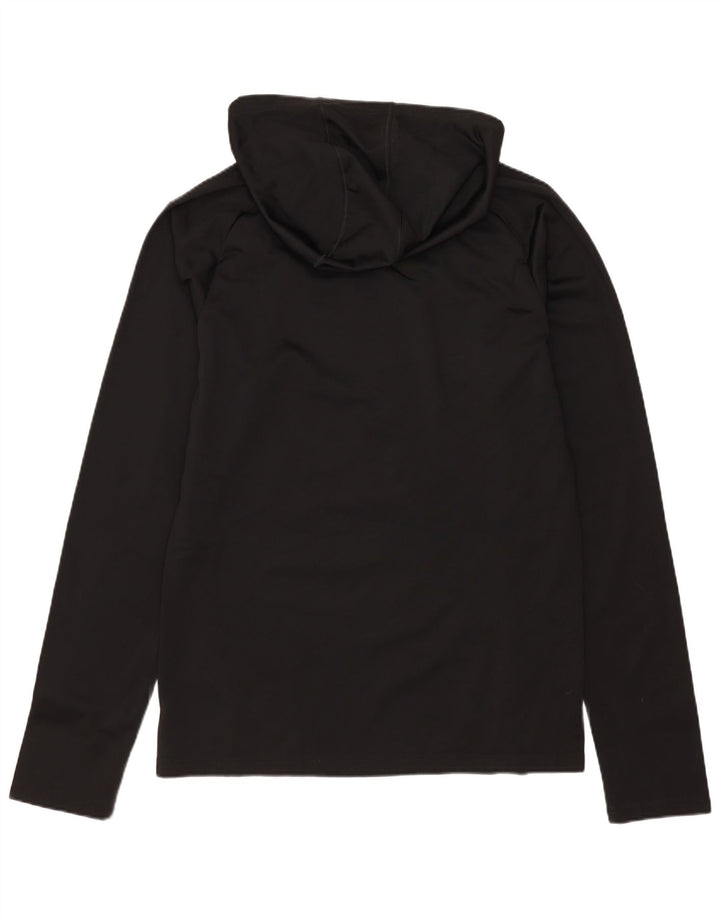 PUMA Mens Hooded Top Long Sleeve Small Black Polyester