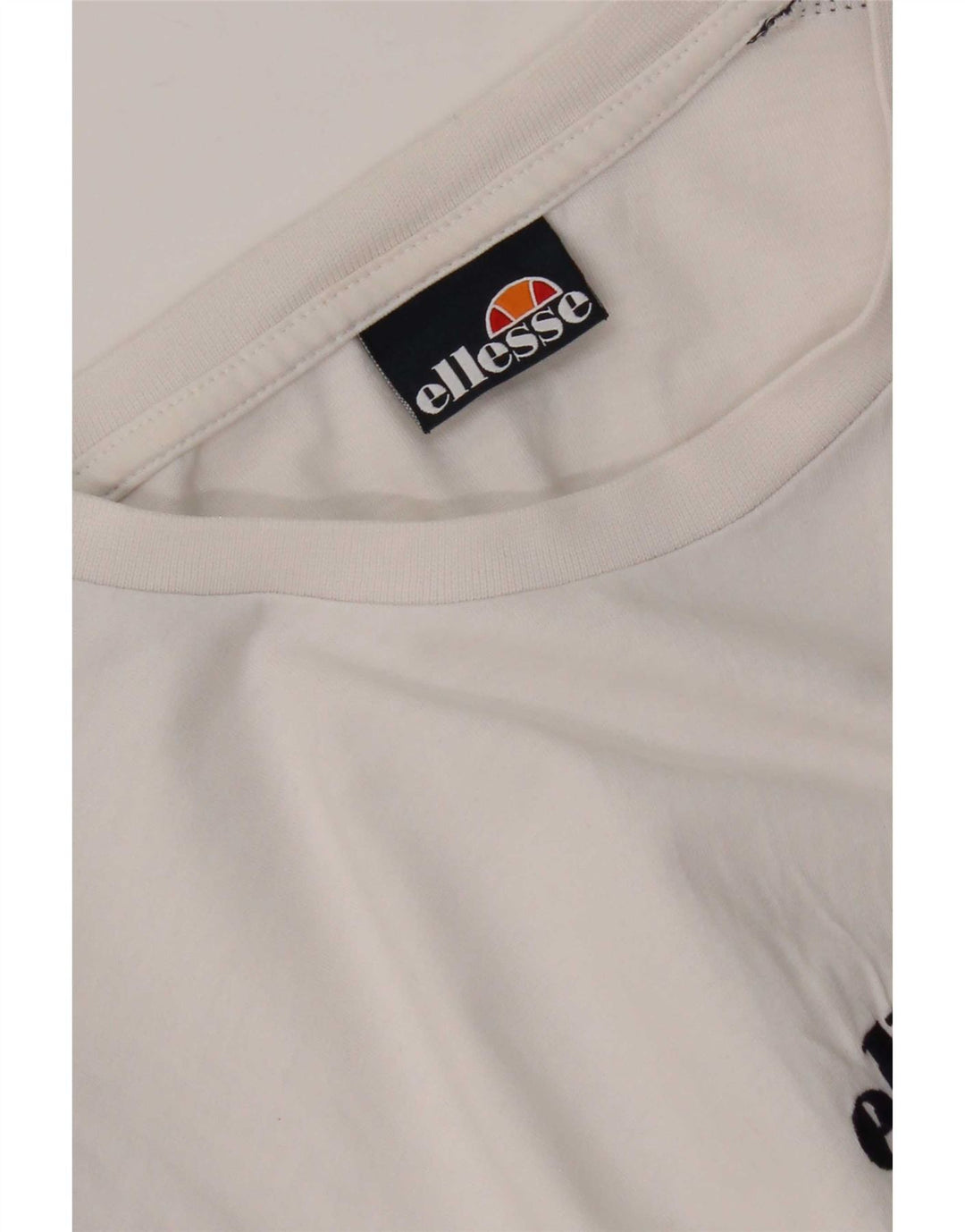 Ellesse Mens Graphic T-Shirt Top Small White Colourblock