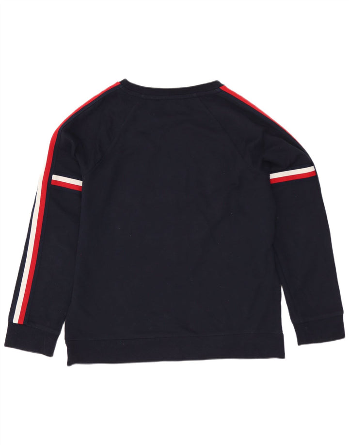 Tommy Hilfiger Sweat-shirt graphique pour femme UK 14 Bleu marine moyen
