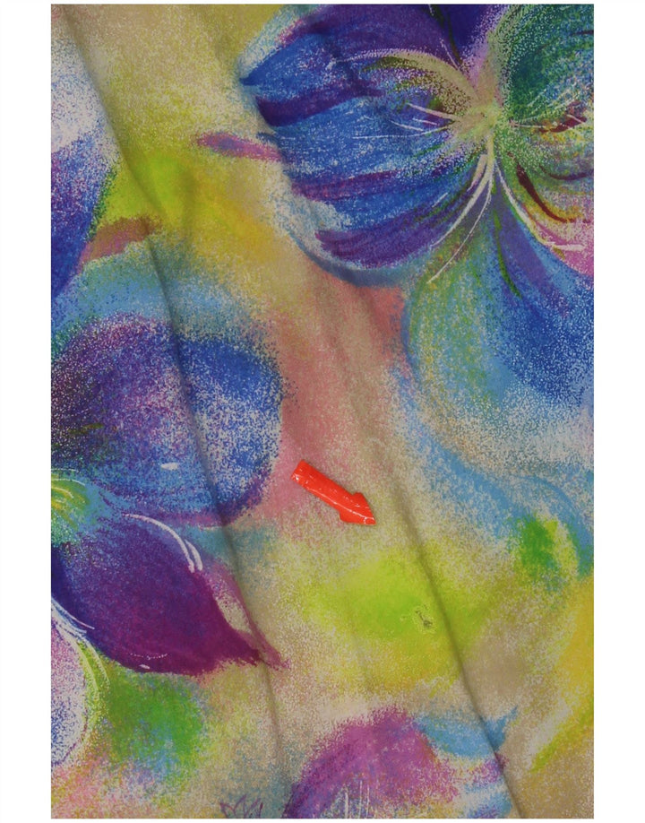 Vintage Womens Blouse Top UK 18 XL Multicoloured Floral
