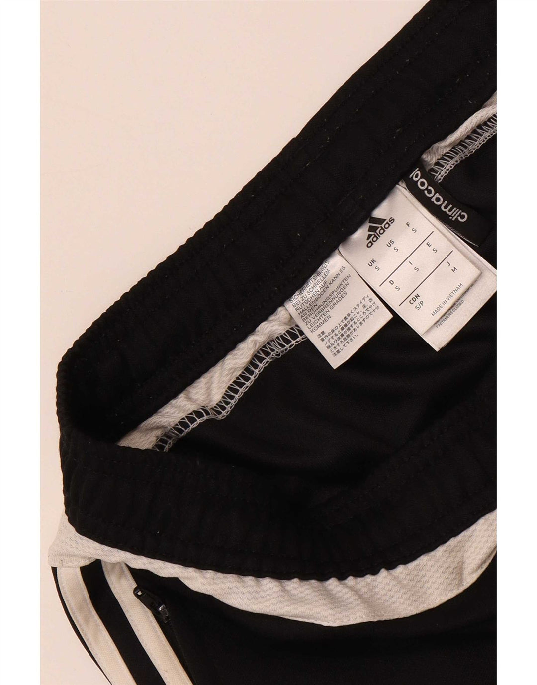 Adidas Pantalon de survêtement Climacool pour homme Petit Noir Polyester Colorblock