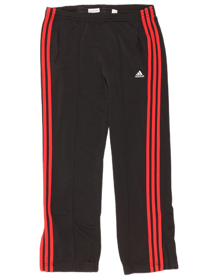 Adidas Boys Tracksuit Trousers 11-12 Years  Black Polyester
