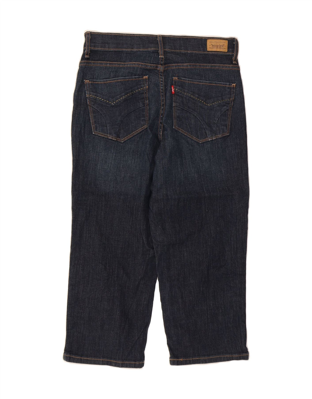 LEVI'S Womens 512 Slimming Capri Jeans US 8 Medium W27 L19 Blue Cotton Vintage Levi's and Second-Hand Levi's from Messina Hembry 