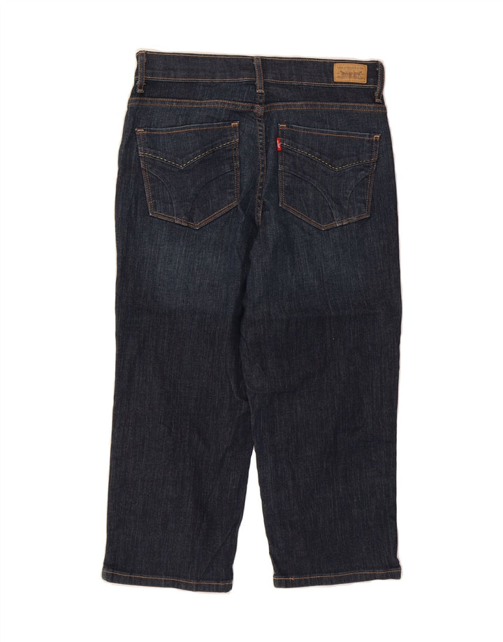 LEVI'S Womens 512 Slimming Capri Jeans US 8 Medium W27 L19 Blue Cotton Vintage Levi's and Second-Hand Levi's from Messina Hembry 