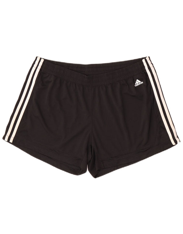 Adidas Short de sport pour femme UK 24/26 2XL Noir Polyester