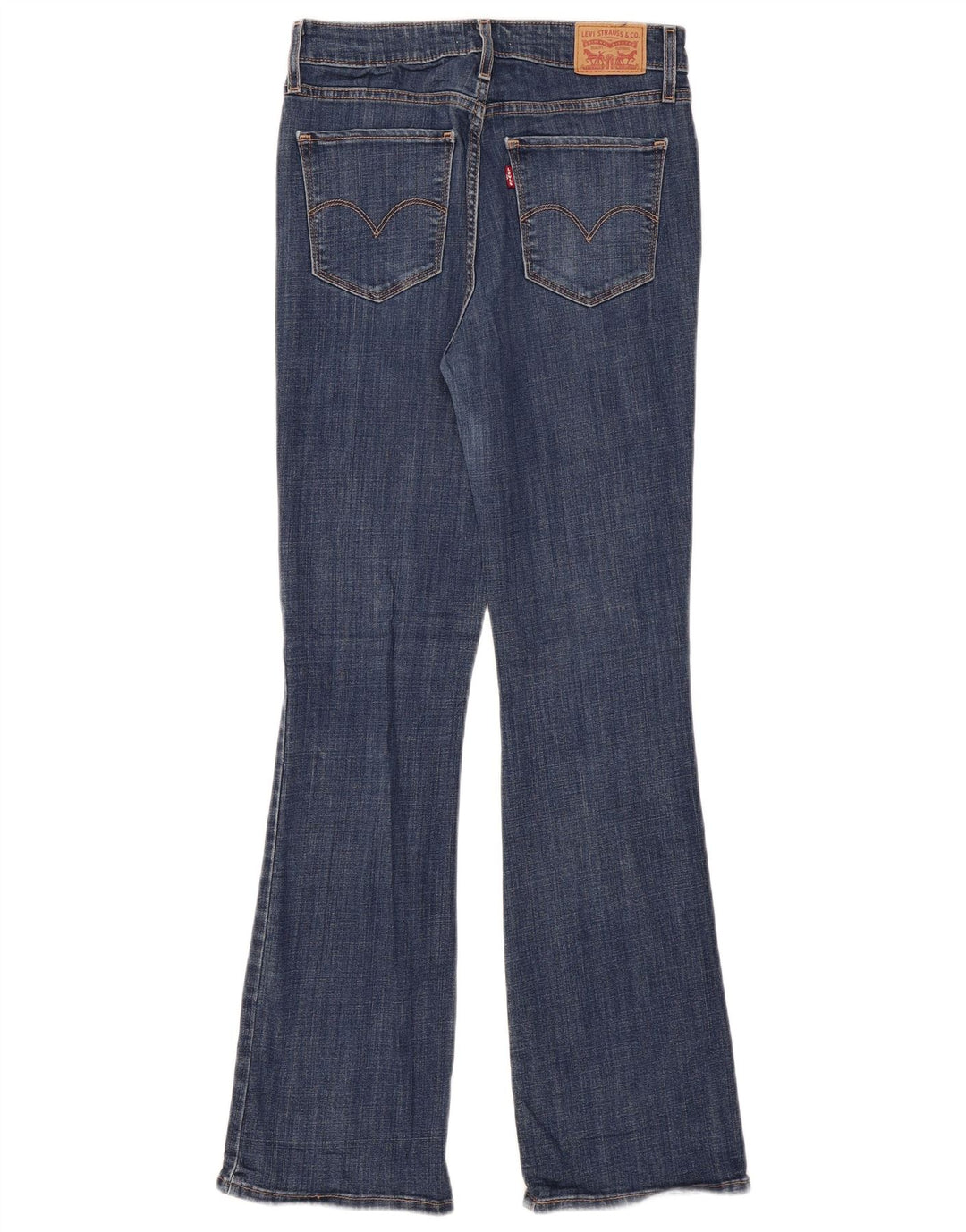 LEVI'S Womens 725 High Rise Bootcut Jeans W28 L32 Blue Cotton