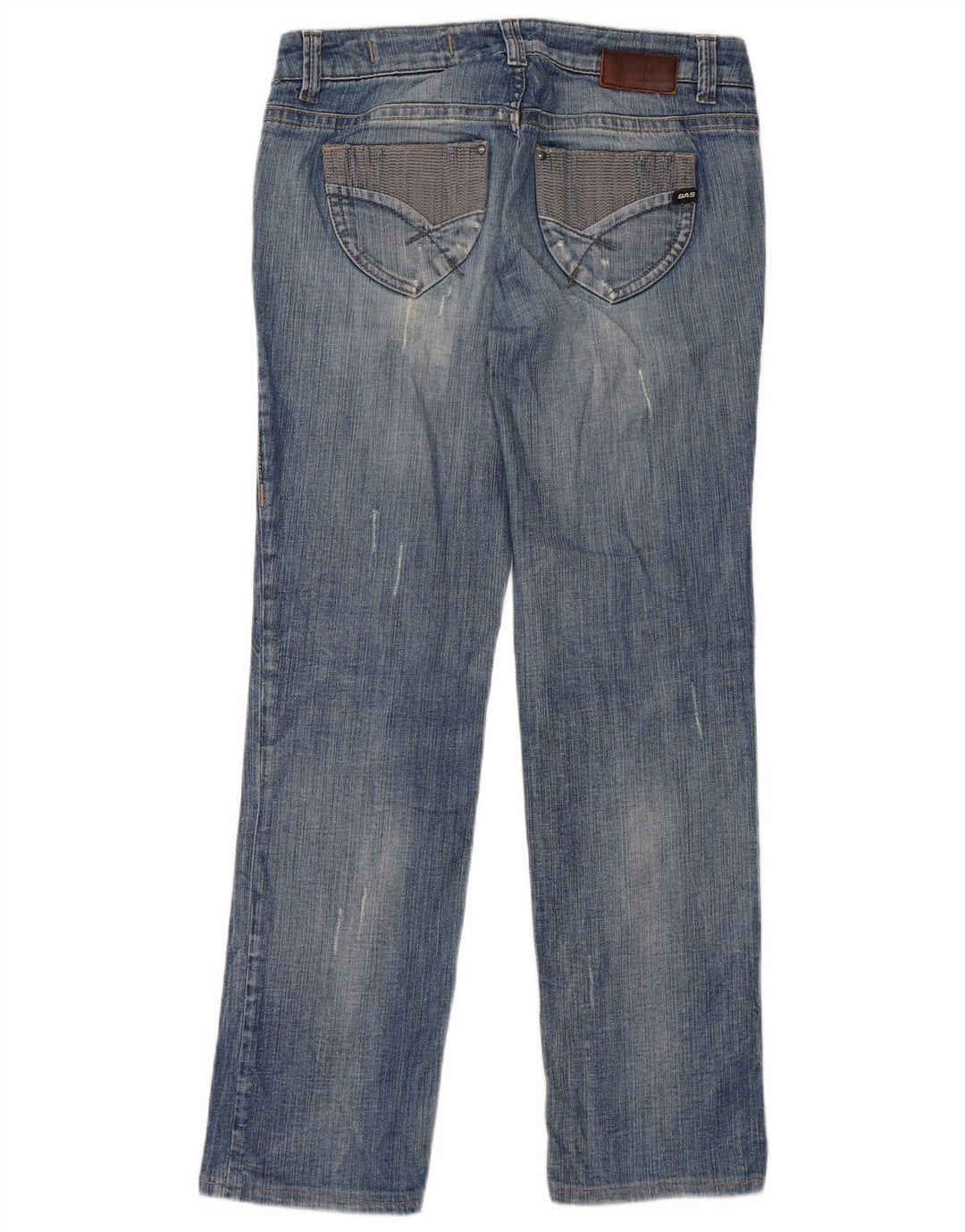 Jeans dritti da donna Gas W30 L31 cotone blu