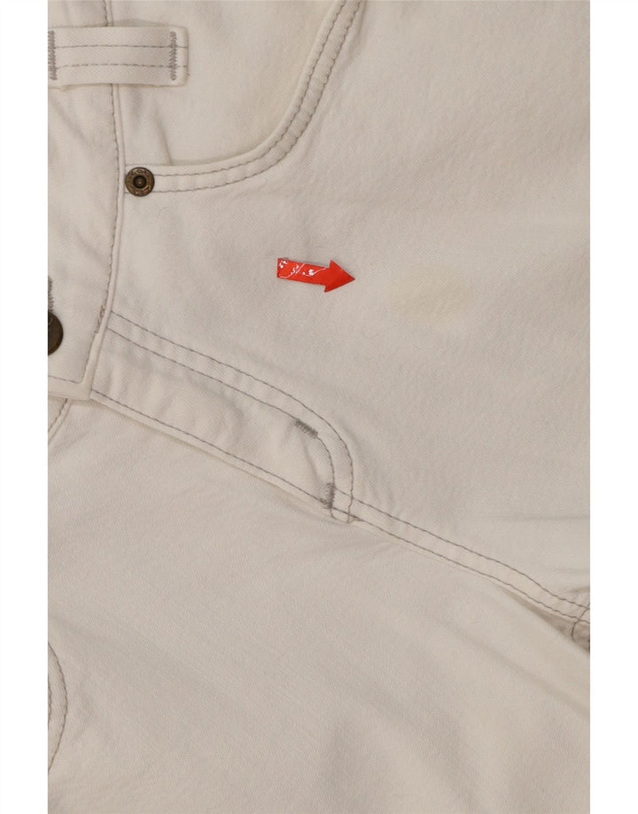 LEE Womens Denim Shorts W28 Medium White Vintage Lee and Second-Hand Lee from Messina Hembry 