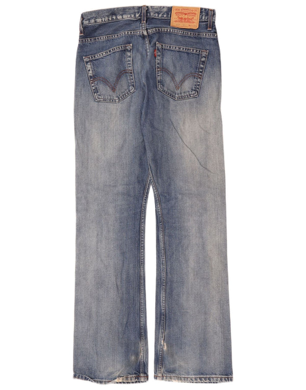 Levi's Mens 507 Slim Bootcut Jeans W31 L34 Μπλε βαμβακερό