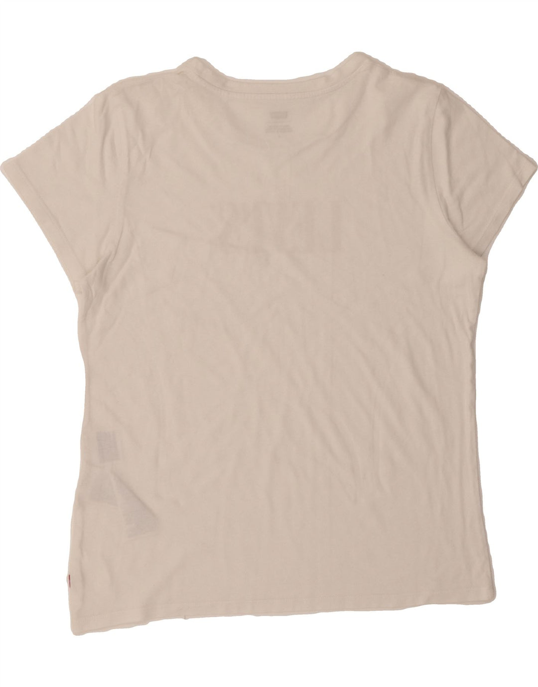 LEVI'S Womens Graphic T-Shirt Top UK 14 Medium White Cotton Vintage Levi's and Second-Hand Levi's from Messina Hembry 