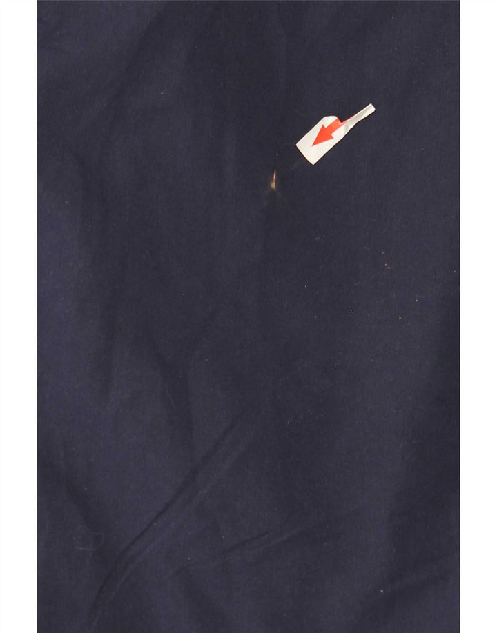 Fila Mens Tracksuit Top Jacket Large Navy Blue Colourblock Polyester