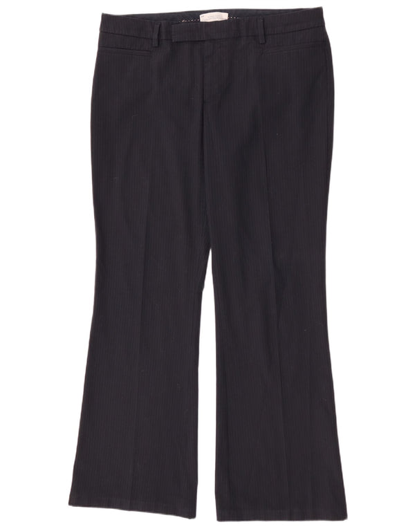 Pantaloni casual moderni da donna Gap UK 16 Large 34 L32 Gessato blu navy