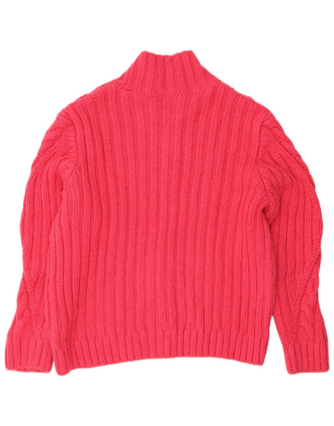 Marks & Spencer Womens Turtle Neck Jumper Sweater UK 16 Large Pink