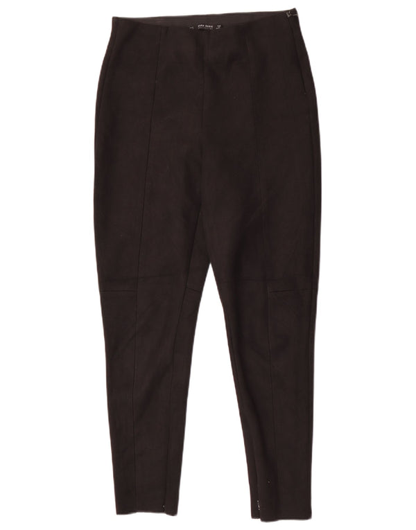 Zara Skinny-Freizeithose für Damen, Größe M, W28, L27, Schwarz