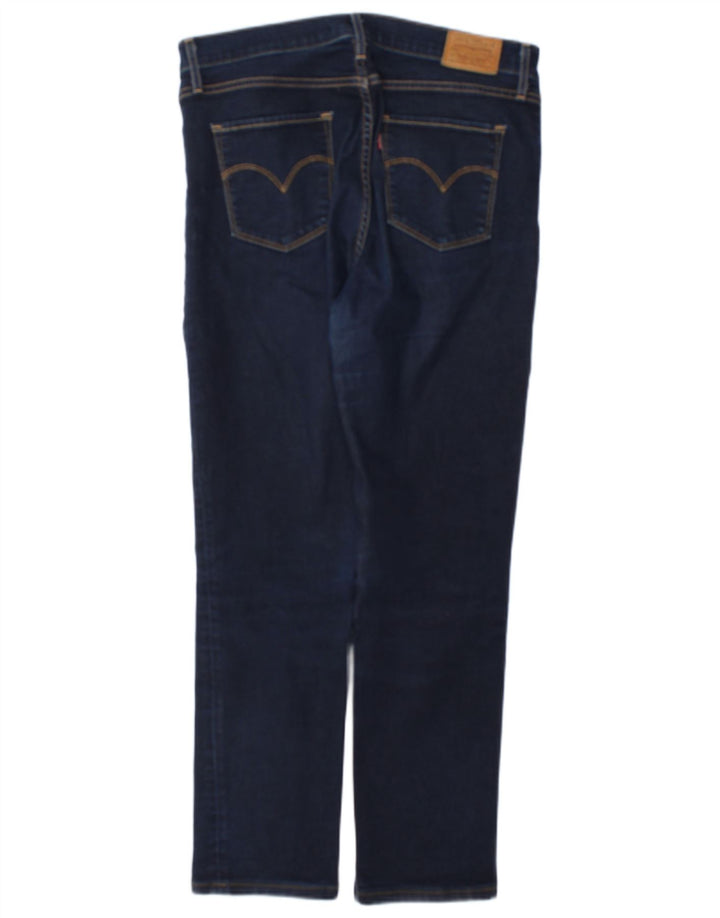 Levi's Damen Slim Jeans W31 L27 Marineblaue Baumwolle