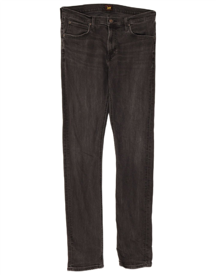 Lee Mens Luke Slim Jeans W32 L36 Grey Cotton