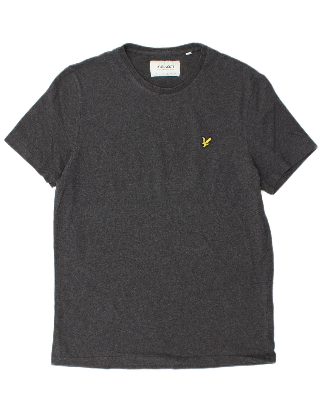 Lyle & Scott T-Shirt Homme Haut Large Gris Coton