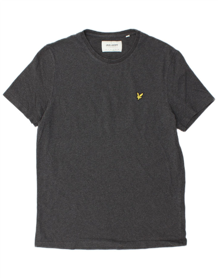 Lyle & Scott T-Shirt Homme Haut Large Gris Coton