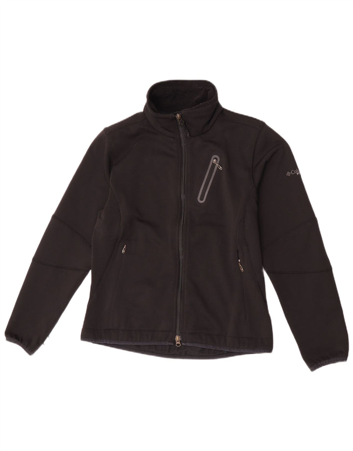 Columbia Damen Liner-Trainingsanzugoberteil, UK-Größe 12, Mittelschwarzes Polyester