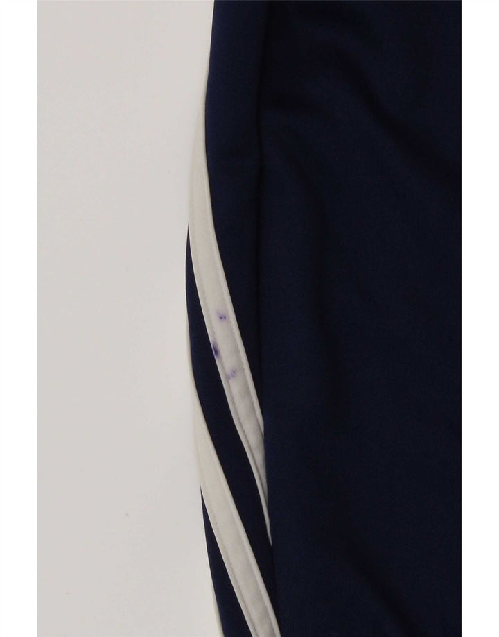 Pantaloni da tuta Adidas Climalite da uomo medi in poliestere blu navy