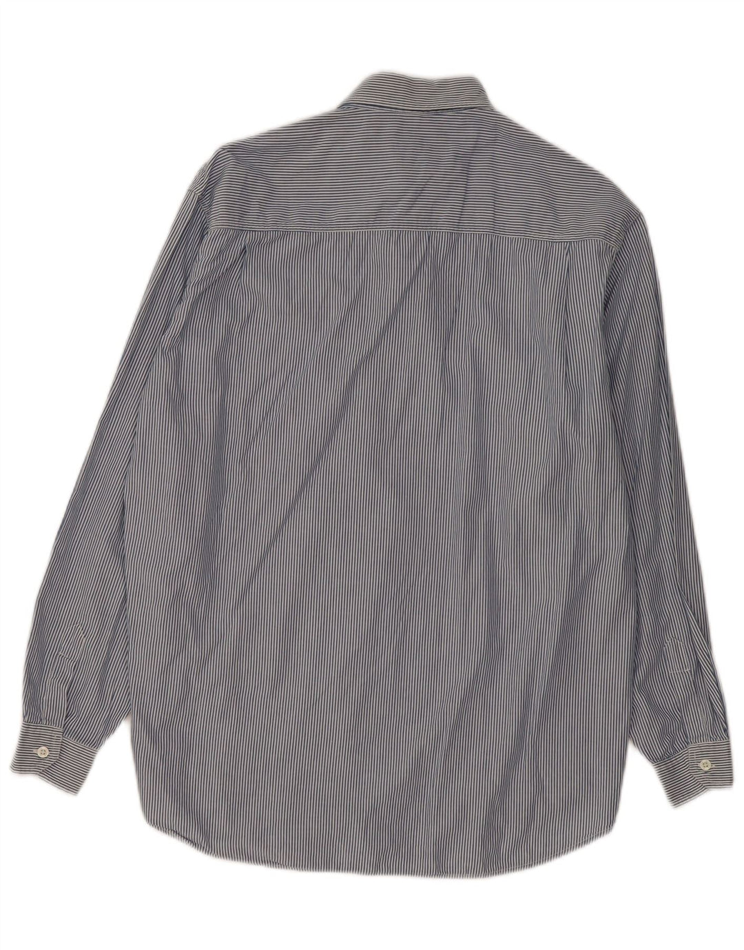 Giorgio Armani Boys Shirt 13-14 Years Blue Pinstripe