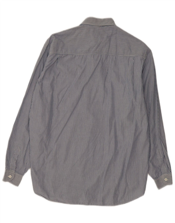 Giorgio Armani Boys Shirt 13-14 Years Blue Pinstripe