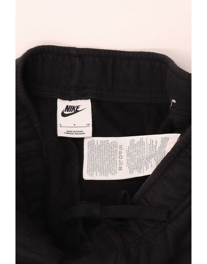 Nike Mens Tracksuit Trousers Joggers Small Black Cotton