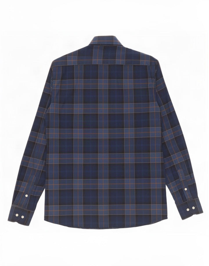 Barbour Chemise coupe ajustée en coton à carreaux bleu moyen pour homme