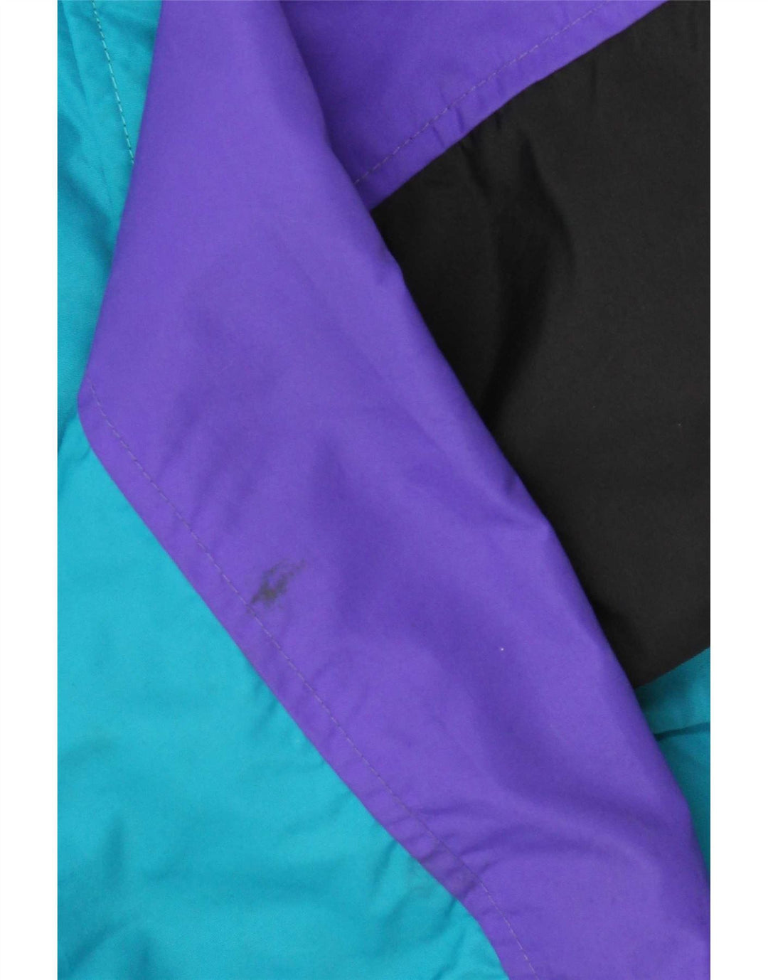 Columbia Womens Oversized Ski Jacket UK 14 Medium Turquoise Colourblock