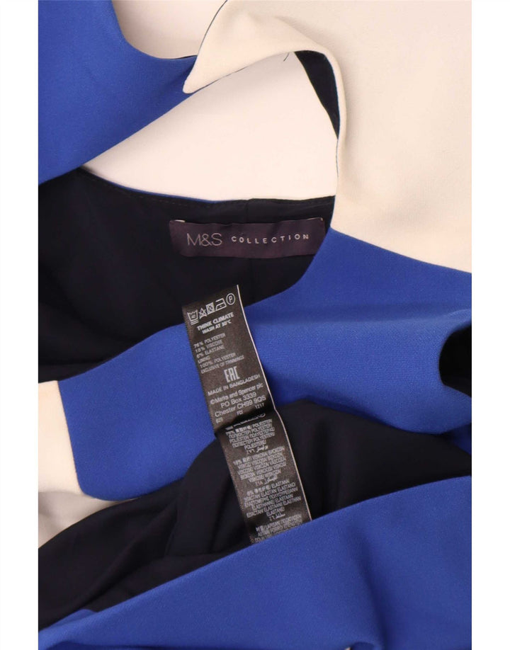 Abito tubino da donna Marks & Spencer UK 8 piccolo multicolore colorblock