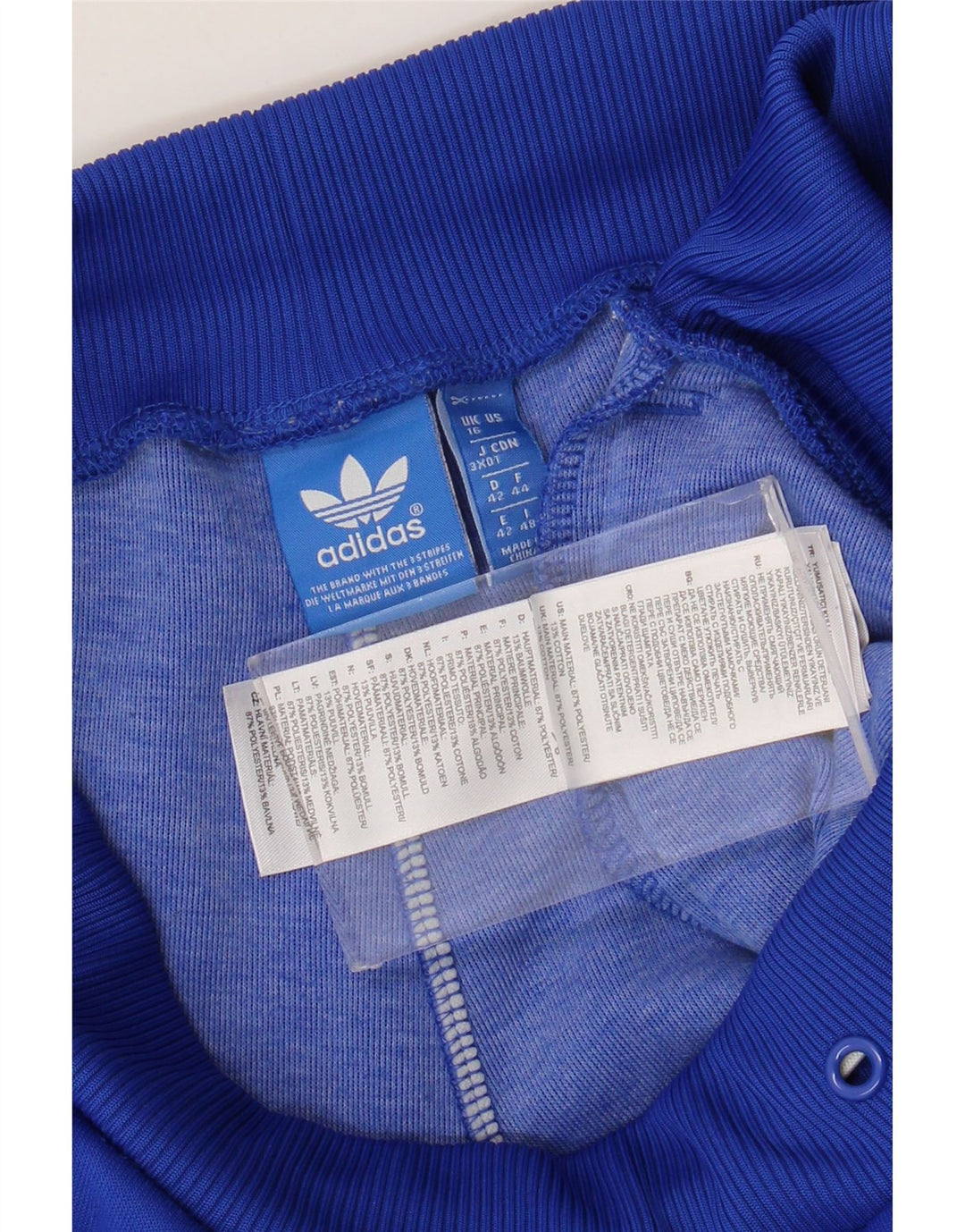 Adidas Damen Trainingshose Jogger UK 16 Large Blau Polyester