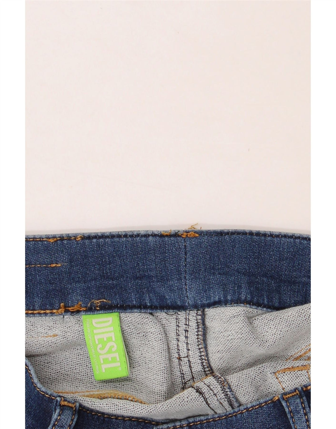 DIESEL Womens Slim Jeans W30 L31 Blue Cotton Vintage Diesel and Second-Hand Diesel from Messina Hembry 