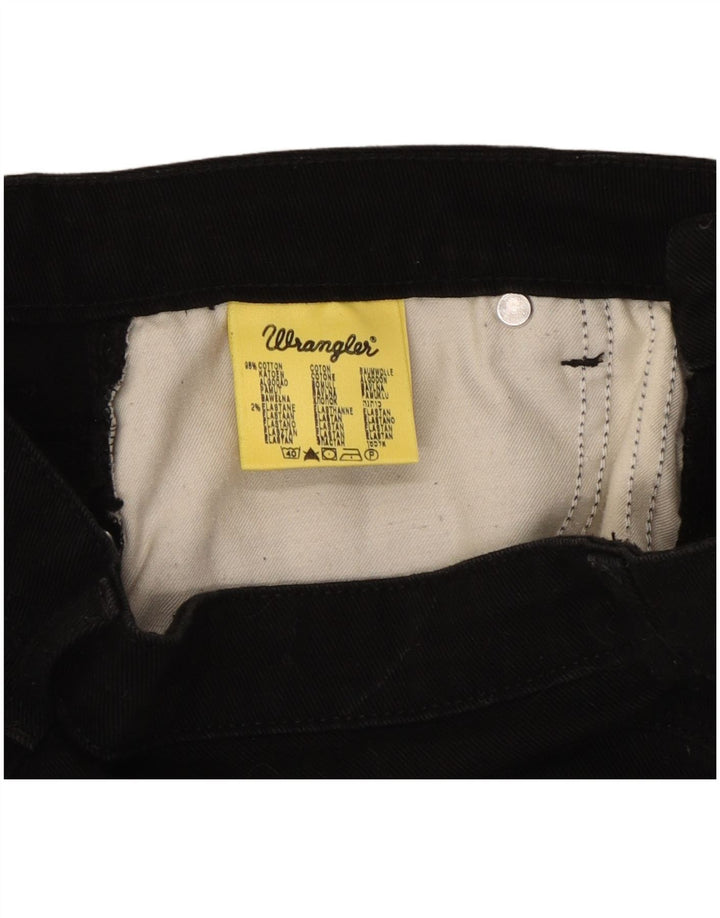Wrangler Womens Bootcut Jeans W31 L32 Black Cotton