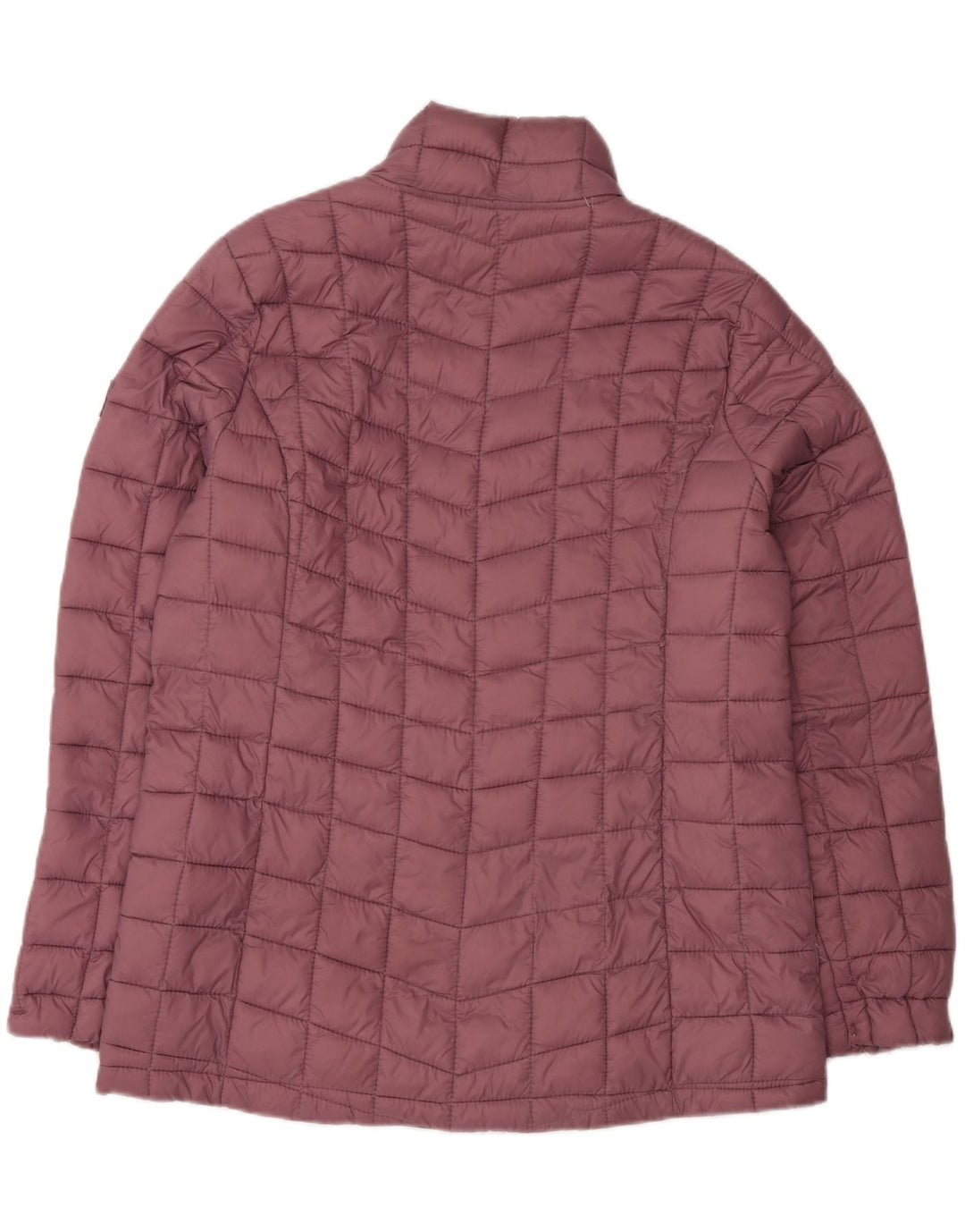 Reebok Womens Padded Jacket UK 14 Medium Maroon Polyester
