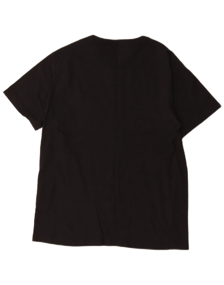 Levi's Camiseta estándar para hombre Top mediano de algodón negro
