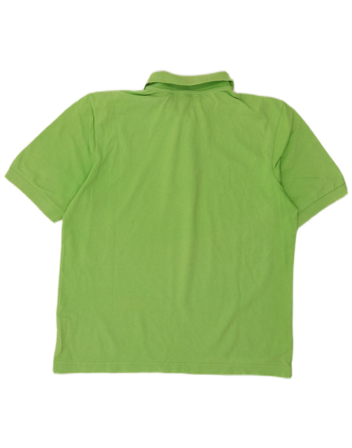 Kappa Mens Polo Shirt Large Green Cotton