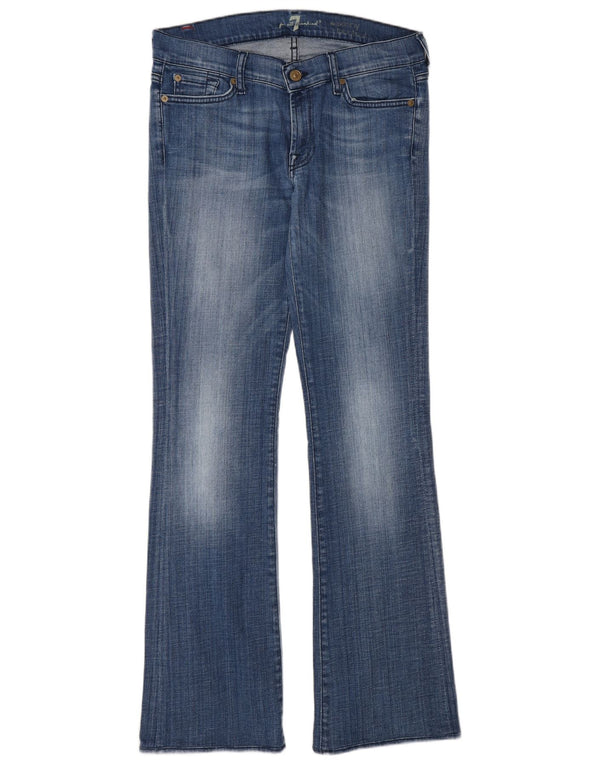 7 For All Mankind Ženske skinny bootcut traperice W28 L32 Plave