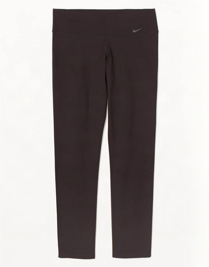 Γυναικείο κολάν Nike Dri Fit Capri UK 14 Μεγάλο μαύρο πολυεστέρα