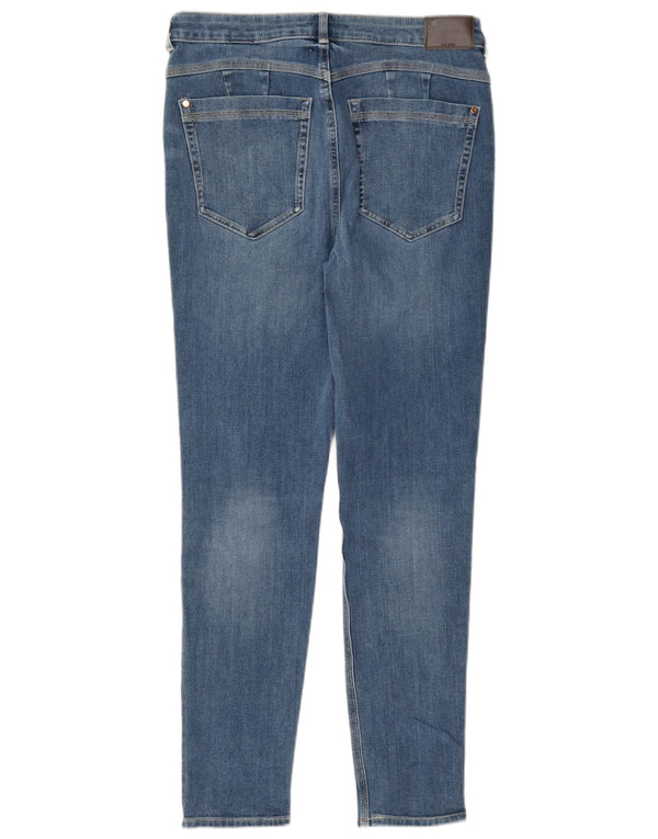 Marks & Spencer Damskie Skinny Jeans UK 12 Medium W28 L28 Niebieskie bawełniane
