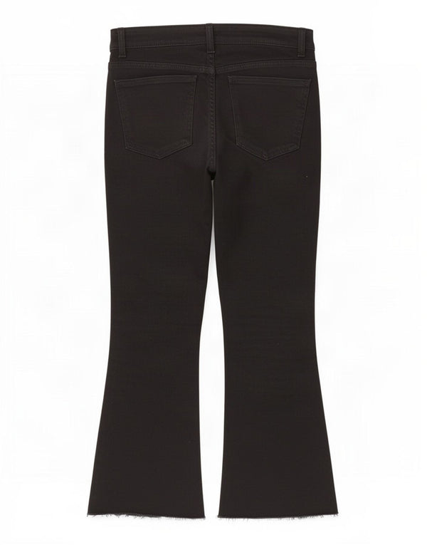 Zara Jean court bootcut pour femme EU 40 Medium W30 L25 Noir