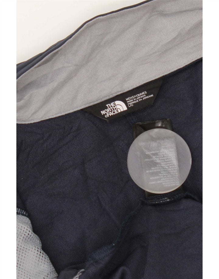 The North Face Mens Tracksuit Top Jacket Large Grey Colourblock Polyester