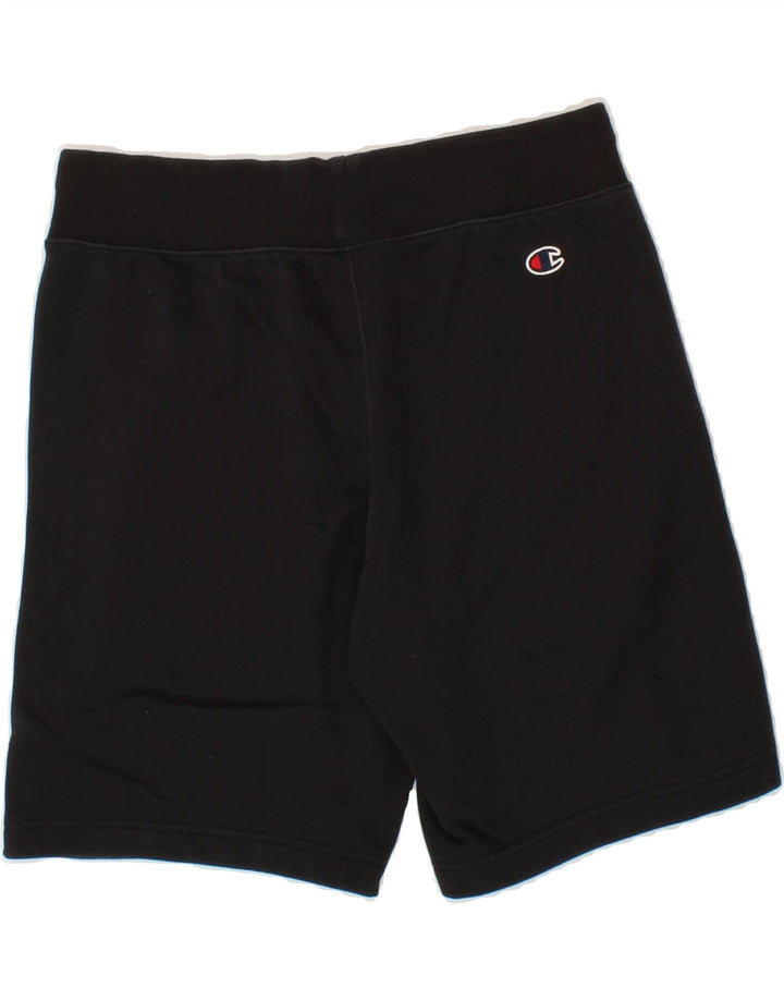 CHAMPION Mens Smiley Sport Shorts Small  Black Cotton Vintage Champion and Second-Hand Champion from Messina Hembry 