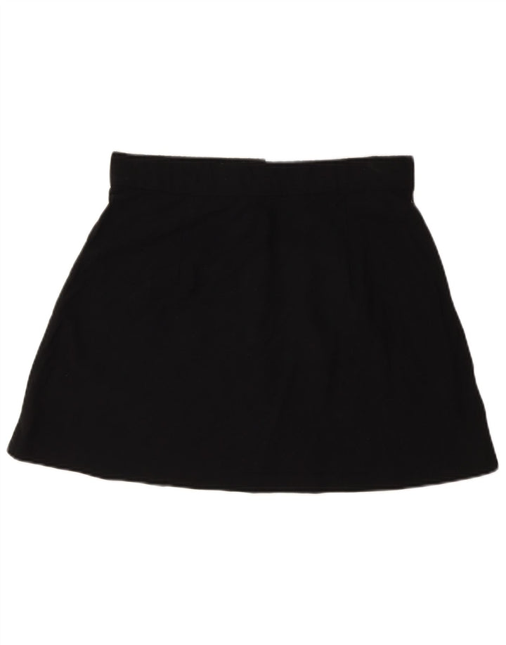 Spódnica mini damska Zara średnia W28 czarna wiskoza