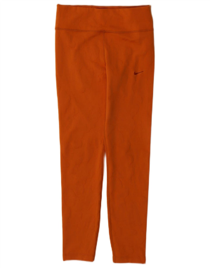 Nike Girls Leggings 10-11 år Medium Orange Polyester