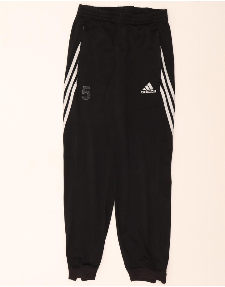 ADIDAS Mens Tracksuit Trousers Joggers Small  Black Polyester Vintage Adidas and Second-Hand Adidas from Messina Hembry 