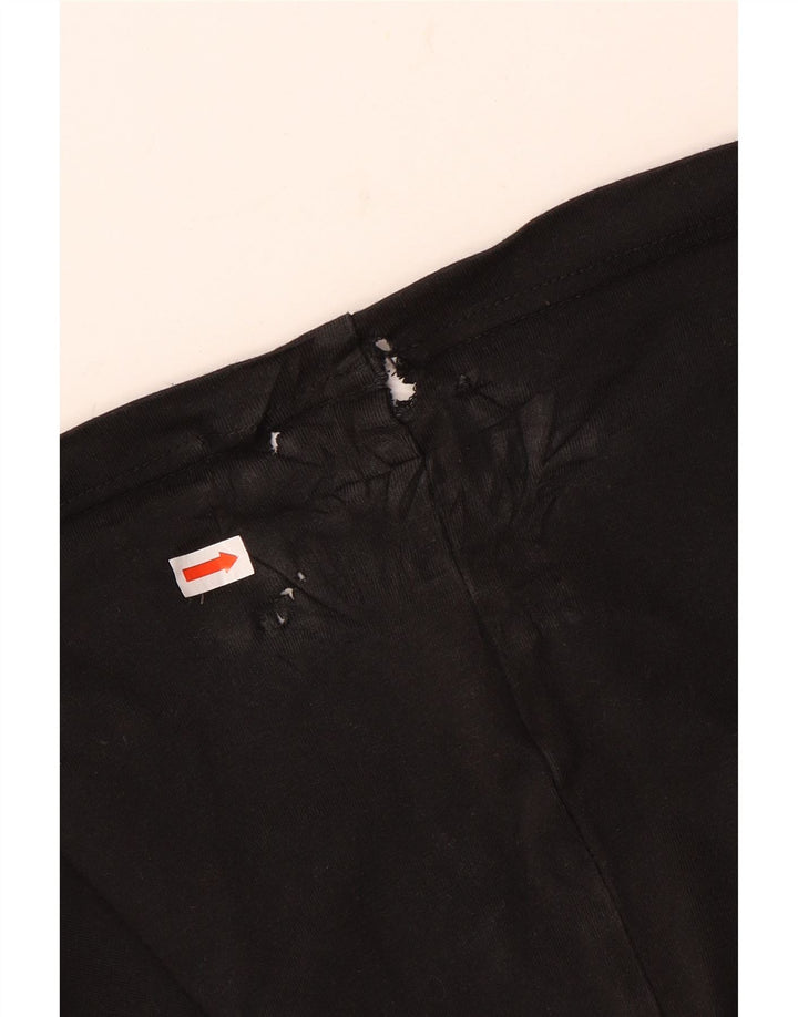 Adidas Mens Graphic T-Shirt Top Medium Black Cotton