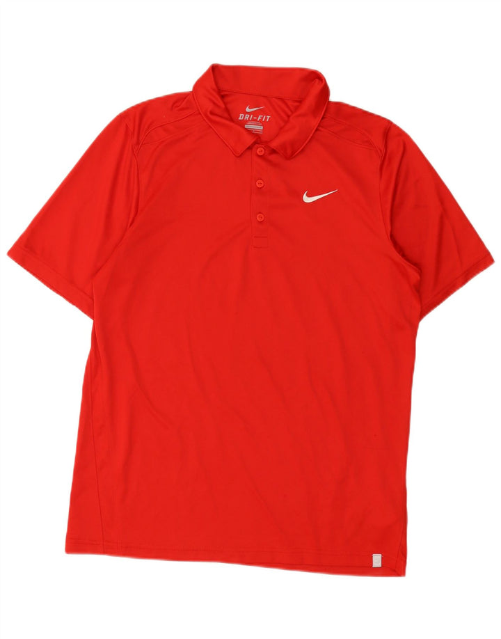 Nike muška Dri Fit polo majica mala crvena poliester